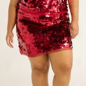 NWT Scoop Paillette Sequin Mini Skirt